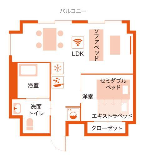 קאגושימה Apartment Hotel Ecott מראה חיצוני תמונה