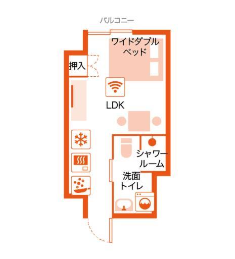 קאגושימה Apartment Hotel Ecott מראה חיצוני תמונה